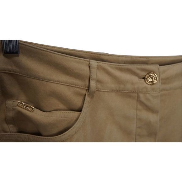 Women's Tan Suede Wide Leg‎ Dress Pants FA 05 GRP 1- Size 12 - Picture 5 of 9